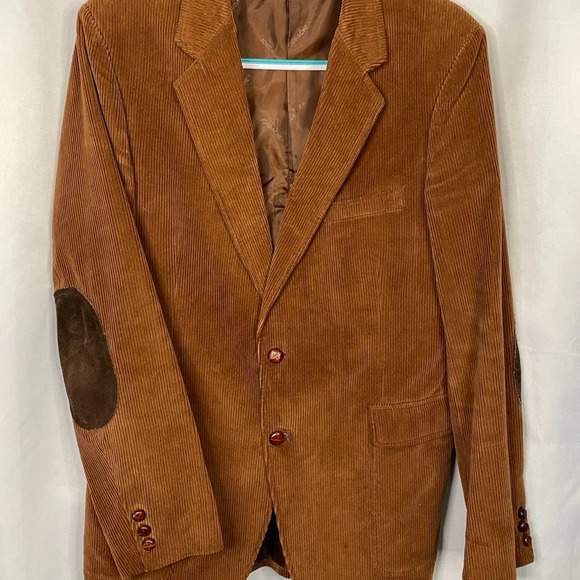 Jordache Other - Vintage Jordache Brown Corduroy Blazer with Elbow Patches